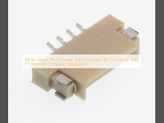 Alinta 1.0mm Pitch Double-Sided Contact FPC Connector SMT H1.5mm para aplicação em computador