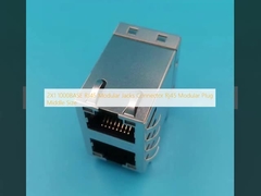 2X1 1000BASE RJ45 Modular Jacks Connector Rj45 Modular Plug Tamanho Médio